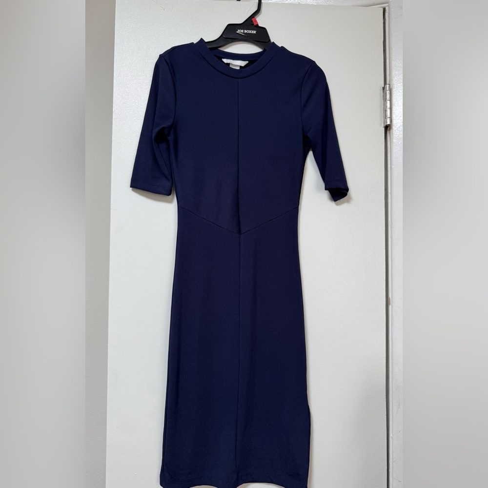 H&M Navy Blue Dress Size X-Small